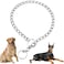 PSPORT Silver Dog Choker Collar for Large Dogs Heavy Duty Metal Slip Dogs Chain Collars Martingale Training Collars for Small Medium Large Breed Pets XLarge
