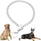 PSPORT Silver Dog Choker Collar for Large Dogs Heavy Duty Metal Slip Dogs Chain Collars Martingale Training Collars for Small Medium Large Breed Pets XLarge