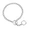 TagME Chain Choke Collar for Dogs Adjustable Weather Proof Necklace for Small Dogs Alloy Steel Pet Training Collar