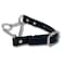 JIM HODGES DOG TRAINING Martingale Collar for Dogs Biothane Stainless Steel Hardware No Pull Made in The USA Professional Grade Large Black