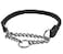 Dogs My Love Rolled Genuine Leather Martingale Dog Collar Choker Black 7 Sizes 5 Neck Circumf1375155