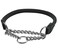 Dogs My Love Rolled Genuine Leather Martingale Dog Collar Choker Black 7 Sizes 5 Neck Circumf1375155