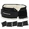 ActiveDogs.com ActiveDogs Weighted Dog Collar for Muscle Building and Tactical Training Dog Weighted Vest for Exercise Includes 5x1lb Weights Sheepskin Padding Ideal for K9 Bully Bull Terrier More