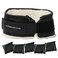 ActiveDogs.com ActiveDogs Weighted Dog Collar for Muscle Building and Tactical Training Dog Weighted Vest for Exercise Includes 5x1lb Weights Sheepskin Padding Ideal for K9 Bully Bull Terrier More