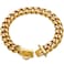 W/W Lifetime Gold Dog Chain Collar Walking Metal Chain Collar with Design Secure Buckle18K Cuban Link Strong Heavy Duty Chew Proof for Small Dogs19MM 12