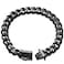 W/W Lifetime WW Lifetime Dog Chain Collar Walking Training Collar with Design Secure Buckle 19MM Black Cuban Link Strong Heavy Duty Chew Proof Chain19MM 24
