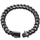 W/W Lifetime WW Lifetime Dog Chain Collar Walking Training Collar with Design Secure Buckle 19MM Black Cuban Link Strong Heavy Duty Chew Proof Chain19MM 16