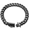 W/W Lifetime Dog Chain Collar Walking Collar with Design Secure Buckle 19MM Black Cuban Link Strong Heavy Duty Chew Proof Chain19MM 10