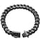 W/W Lifetime Dog Chain Collar Walking Collar with Design Secure Buckle 19MM Black Cuban Link Strong Heavy Duty Chew Proof Chain19MM 10