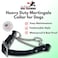 JIM HODGES DOG TRAINING Martingale Collar for Dogs Biothane Stainless Steel Hardware No Pull Made in The USA Professional Grade Small Black
