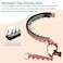 Mayerzon No Pull Dog Prong Collar Martingale Personalized Pinch Collar with Geometric Patterns for Large Medium Small Dogs for Walking Training Festival Easy to UseL Ethnic Green