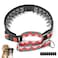 Mayerzon No Pull Dog Prong Collar Martingale Personalized Pinch Collar with Geometric Patterns for Large Medium Small Dogs for Walking Training Festival Easy to UseL Ethnic Green