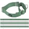 Mikivery Martingale Dog Collar Nylon Adjustable and Safety Training Colourful Comfortable Metal Buckle Pet Collars for Small Medium and Large DogsEmeraldM