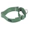 Mikivery Martingale Dog Collar Nylon Adjustable and Safety Training Colourful Comfortable Metal Buckle Pet Collars for Small Medium and Large DogsEmeraldM