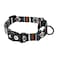 Wolfgang ManBeast Wolfgang Heavy Duty Martingale Dog Collar with Quick Release Nylon Buckle for Walking Training NewMoon Print Medium