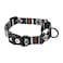 Wolfgang ManBeast Wolfgang Heavy Duty Martingale Dog Collar with Quick Release Nylon Buckle for Walking Training NewMoon Print Medium
