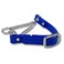JIM HODGES DOG TRAINING Martingale Collar for Dogs Biothane Stainless Steel Hardware No Pull Made in The USA Professional Grade Medium Blue