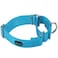 Mikivery Martingale Dog Collar Nylon Adjustable and Safety Training Colourful Comfortable Metal Buckle Pet Collars for Small Medium and Large DogsIce BlueL