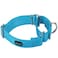 Mikivery Martingale Dog Collar Nylon Adjustable and Safety Training Colourful Comfortable Metal Buckle Pet Collars for Small Medium and Large DogsIce BlueL
