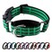 Hikiko Martingale Dog Collars Reflective Nylon Dog Collar with Quick Release Buckle Adjustable Training No Slip Dog Collar Large Green