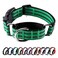 Hikiko Martingale Dog Collars Reflective Nylon Dog Collar with Quick Release Buckle Adjustable Training No Slip Dog Collar Large Green