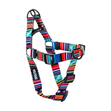 Wolfgang ManBeast Wolfgang Heavy Duty Adjustable Dog Harness PullTested to Over 800 lbs for Walking Training Quetzal Print Medium
