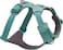 Ruffwear Front Range Dog Harness Reflective Soft Padded Everyday Harness with Dual Leash Clips Adjustable and Lightweight Fit for Training or Walking for All Dogs River Rock Green XXSmall