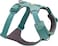 Ruffwear Front Range Dog Harness Reflective Soft Padded Everyday Harness with Dual Leash Clips Adjustable and Lightweight Fit for Training or Walking for All Dogs River Rock Green XXSmall