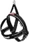 EzyDog Quick Fit Dog Harness No Pull Harness for Training Everyday Walking and Easy Control Adjustable Fit Reflective and Padded Large Black