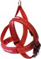 EzyDog Quick Fit Dog Harness No Pull Harness for Training Everyday Walking and Easy Control Adjustable Fit Reflective and Padded Medium Red