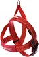 EzyDog Quick Fit Dog Harness No Pull Harness for Training Everyday Walking and Easy Control Adjustable Fit Reflective and Padded Medium Red