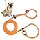 Harness Lead No Pull Dog Harness and Leash Set Anti Pull Dog Harness for All Breeds and Sizes OnePiece Cushioned Rope Design Safely Prevents Escaping and Pulling SmallMedium OrangeReflective