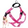 2 Hounds Design Freedom No Pull Dog Harness Adjustable Harness Easy Walking Comfortable Control Fits Small Medium Large Dogs Solid Colors Made in USA 58 MD Hot Pink