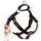 2 Hounds Design Freedom No Pull Dog Harness Adjustable Harness Easy Walking Comfortable Control Fits Small Medium Large Dogs Solid Colors Made in USA 1 MD Brown