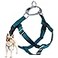 2 Hounds Design Freedom No Pull Dog Harness Adjustable Harness Easy Walking Comfortable Control Fits Small Medium Large Dogs Solid Colors Made in USA 1 XL Teal