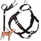 2 Hounds Design Freedom No Pull Dog Harness Adjustable Harness and Leash Set Easy Walking Comfortable Control Fits Small Medium Large Dogs Solid Colors Made in USA 58 SM Brown