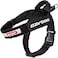 EzyDog Express Dog Harness Adjustable Dog Harness for Large Medium and Small Dogs with Padded Ergonomic AntiChafing Design Grip Handle Easy Side Buckle S Black