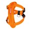 EzyDog Chest Plate No Pull Dog Harness Escape Proof Harness with Reflective Stitching and Comfort Padding for Easy Walks Training Control Car Restraint Included XLarge Orange