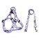 QQPETS Dog Harness Leash Set Adjustable Heavy Duty No Pull Halter Harnesses for Small Medium Large Breed Dogs Back Clip AntiTwist Perfect for Walking