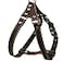 Dogs My Love Genuine Leather Medium 18522 Chest 34inch Wide Adjustable Dog Stepin Harness Brown