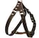 Dogs My Love Genuine Leather Medium 18522 Chest 34inch Wide Adjustable Dog Stepin Harness Brown