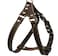 Dogs My Love Genuine Leather Medium 18522 Chest 34inch Wide Adjustable Dog Stepin Harness Brown