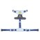 PetSafe Easy Walk Comfort NoPull Dog Harness FullBody Padding Better Walks on the First Use 5 Points of Adjustment MediumLarge Blue
