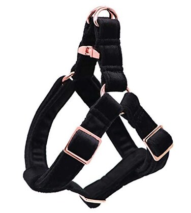 ARING PET Velvet No Pull Dog Halter Harness Adjustable Heavy Duty for Small to Large Dogs