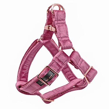 ARING PET Dog Harness Velvet Dog Harness Medium Pink Safe Chest Control