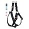 AaufiLux Soft Leather No Pull Dog Harness Adjustable Step in Dog Harness with Rose Gold Heavy Duty Metal Buckle Freedom Nylon Dog Halter Vests for Small Medium Large Dogs Easy Walking Training BlackS