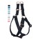 AaufiLux Soft Leather No Pull Dog Harness Adjustable Step in Dog Harness with Rose Gold Heavy Duty Metal Buckle Freedom Nylon Dog Halter Vests for Small Medium Large Dogs Easy Walking Training BlackS