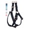 AaufiLux Soft Leather No Pull Dog Harness Adjustable Step in Dog Harness with Rose Gold Heavy Duty Metal Buckle Freedom Nylon Dog Halter Vests for Small Medium Large Dogs Easy Walking Training BlackS