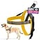 ComfortFlex Sport Dog Harness NoChoke Fully Padded NonChafing Harness with Control Handle Reflective Lightweight Adjustable for Active Dogs MediumLarge Saffron Yellow
