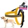 ComfortFlex Sport Dog Harness NoChoke Fully Padded NonChafing Harness with Control Handle Reflective Lightweight Adjustable for Active Dogs MediumLarge Saffron Yellow